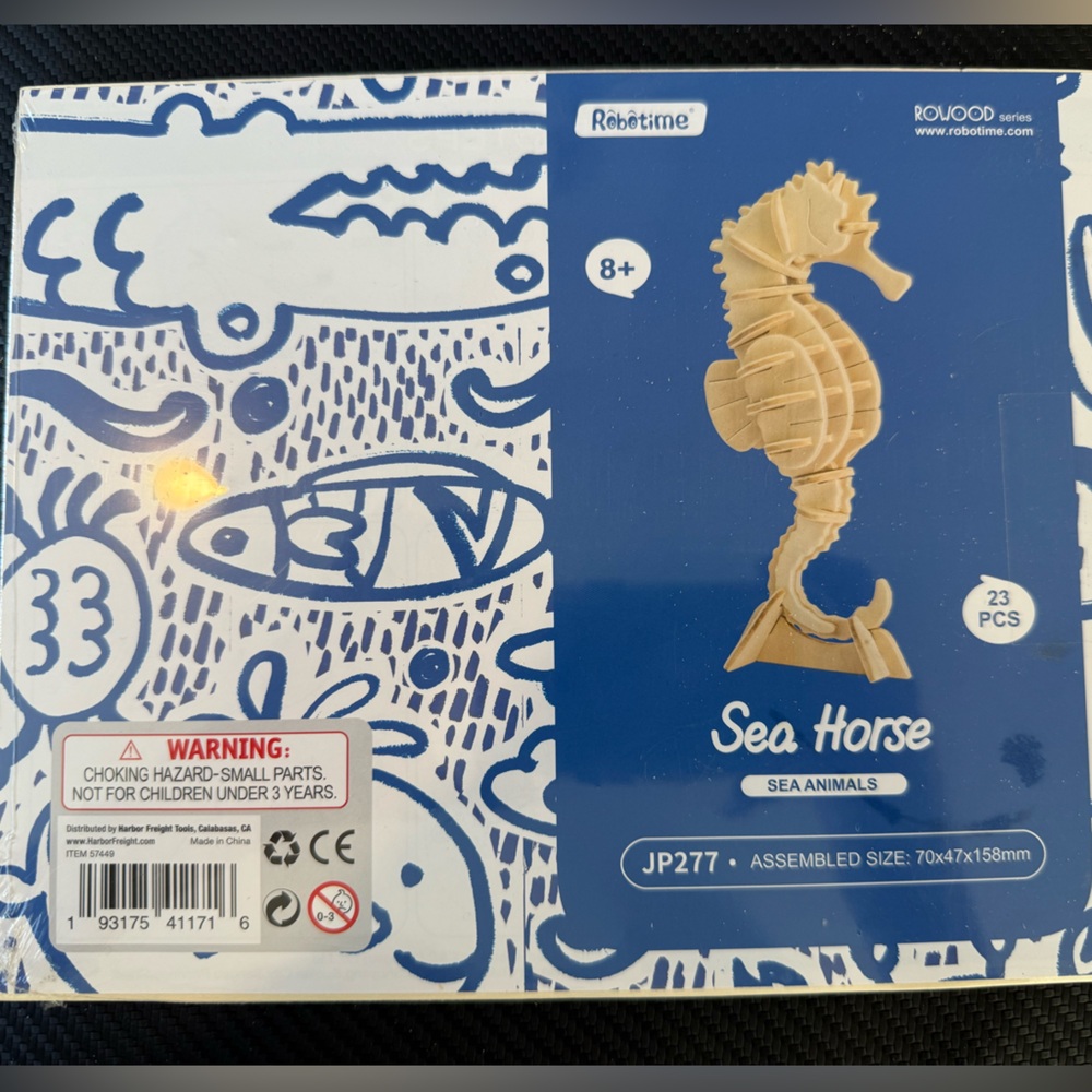 Refine Sea Horse 3D Puzzle